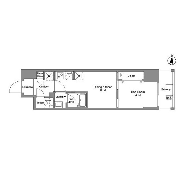 B 間取り図