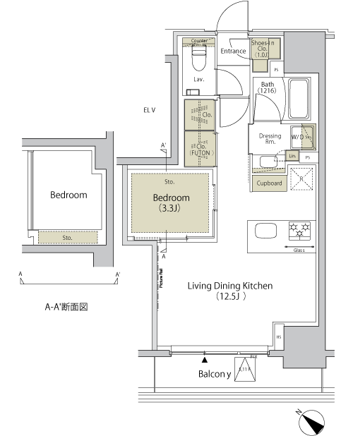 F2 間取り図