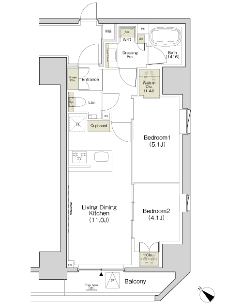 G1 間取り図