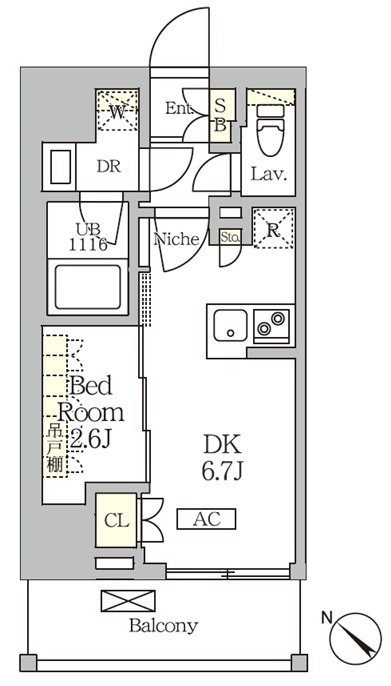 B 間取り図