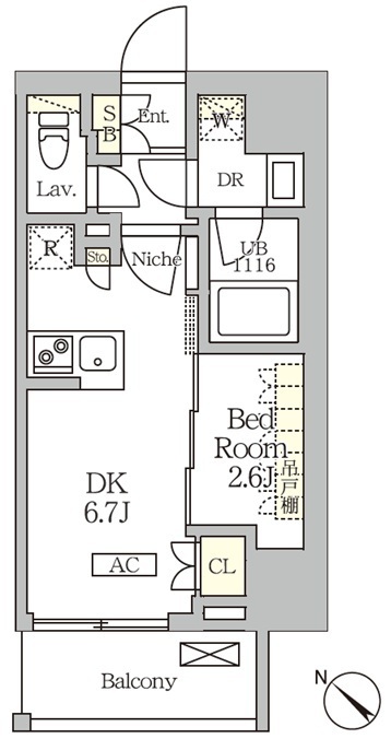 B' 間取り図