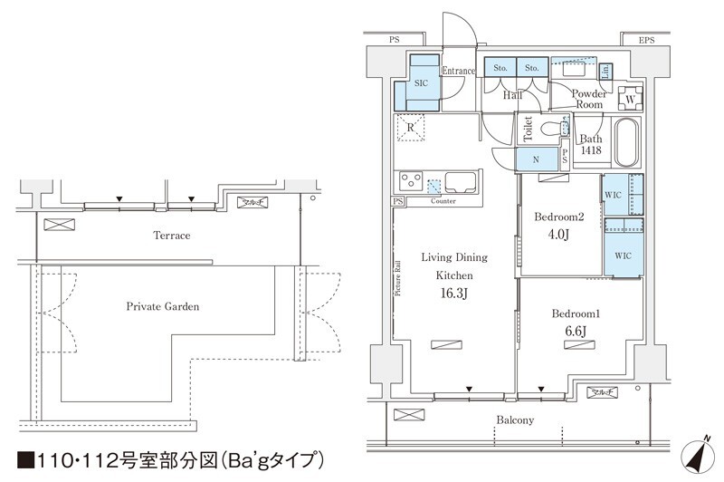 Ba'g 間取り図