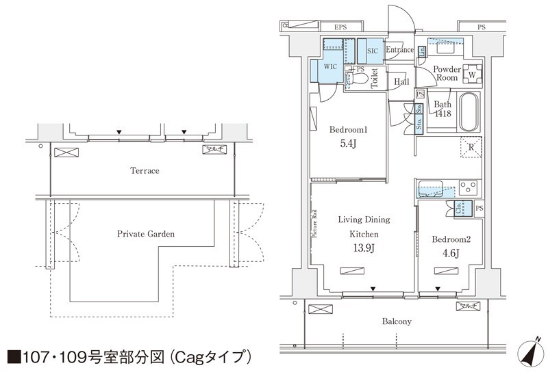 Cag2 間取り図