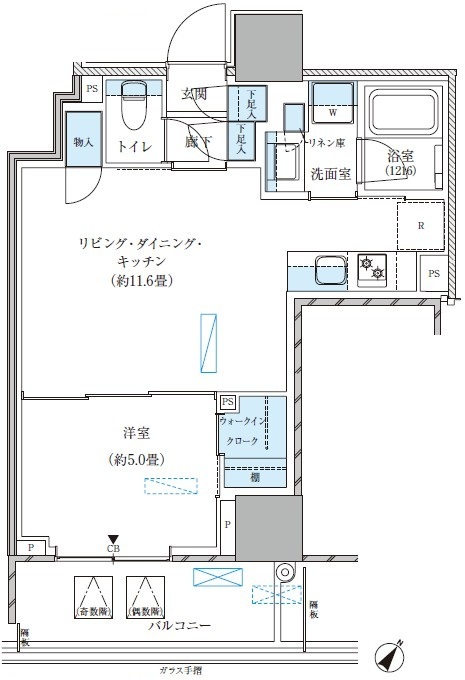 B 間取り図