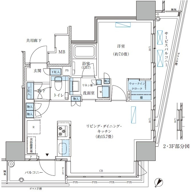 F 間取り図