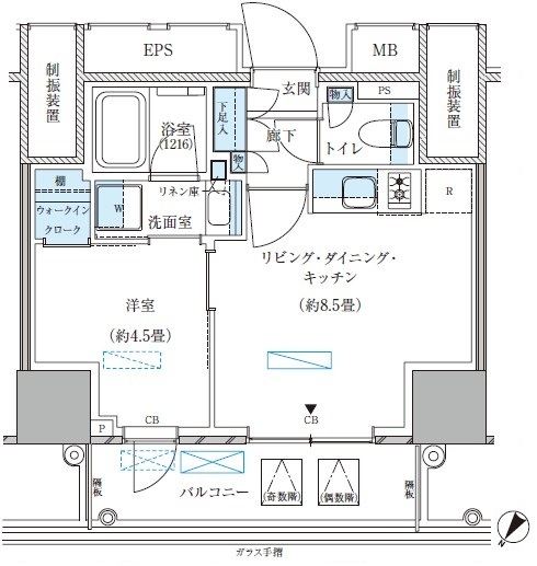 B 間取り図
