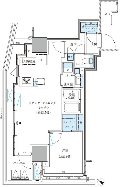 G 間取り図