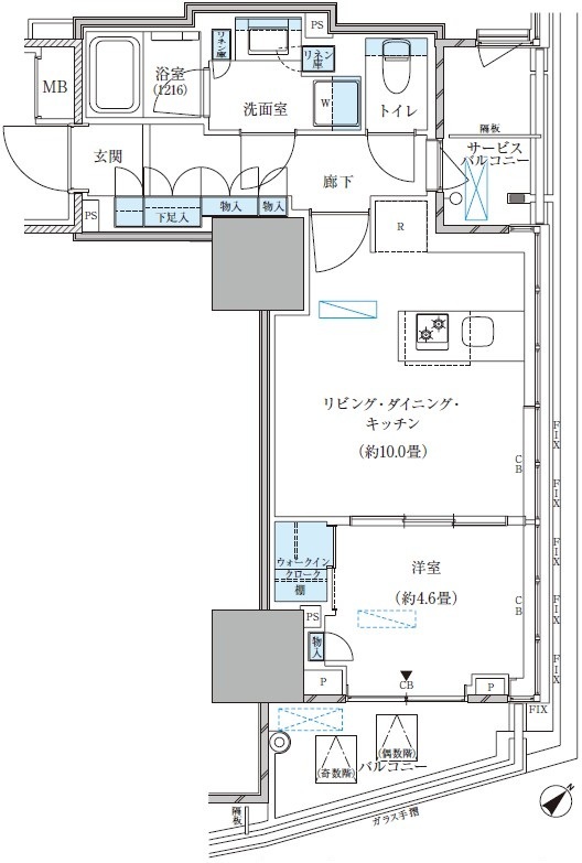 M 間取り図