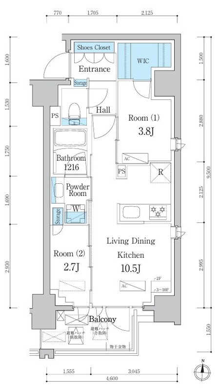D 間取り図