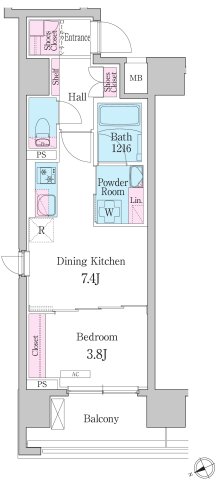 B 間取り図