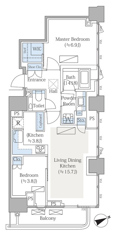 B 間取り図