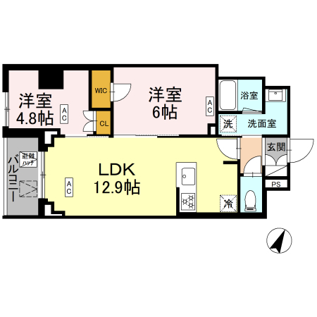 B 間取り図