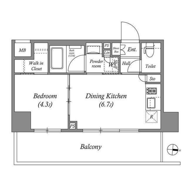 B 間取り図