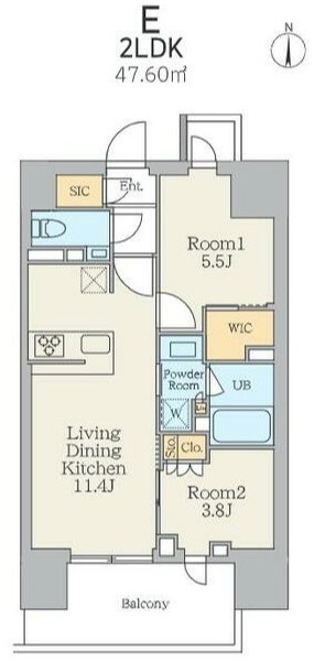 E2 間取り図