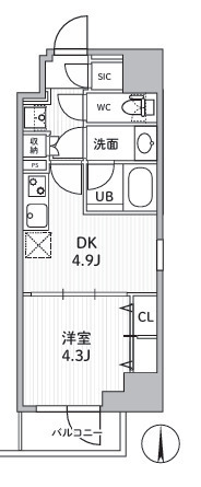 B 間取り図