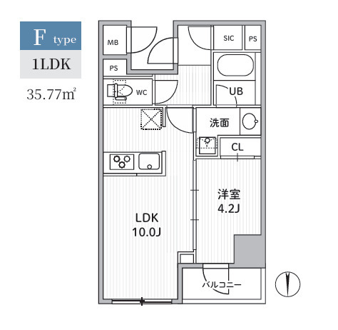 F 間取り図