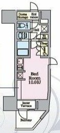 203号室 B 間取り図