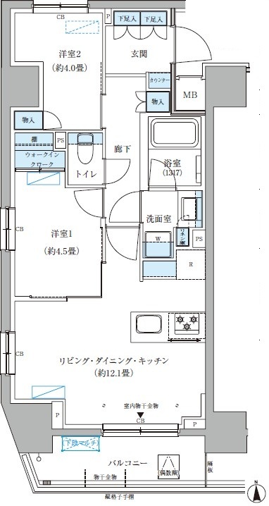 A2 間取り図