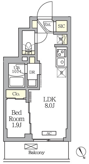 B 間取り図