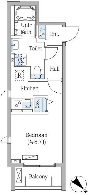 B 間取り図