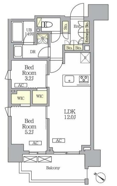 B 間取り図