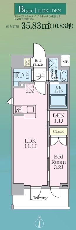 B 間取り図