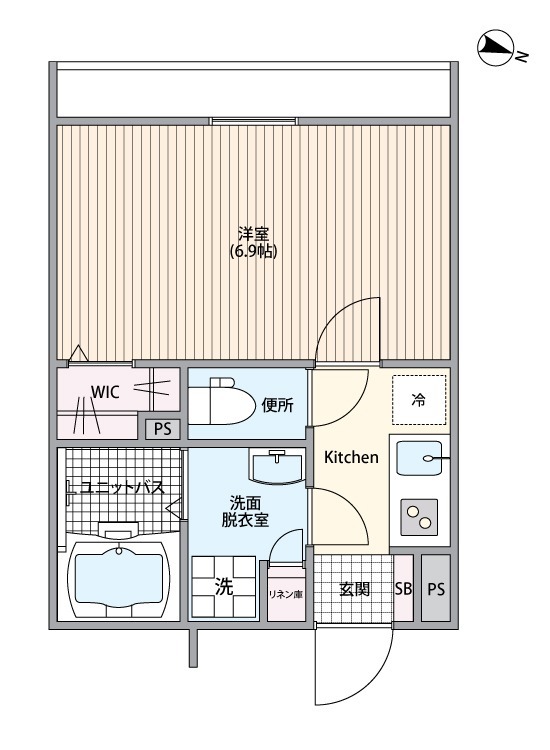 B 間取り図