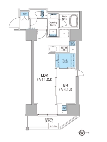 B 間取り図