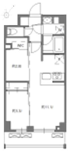 405号室 A3 間取り図