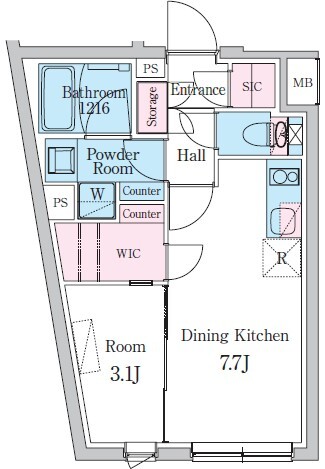 C1 間取り図