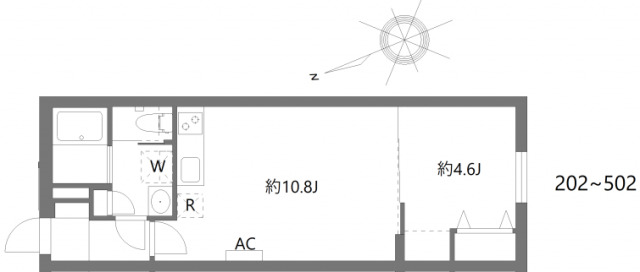 A2 間取り図