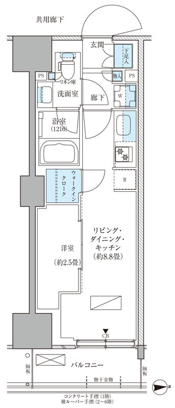 N1 間取り図