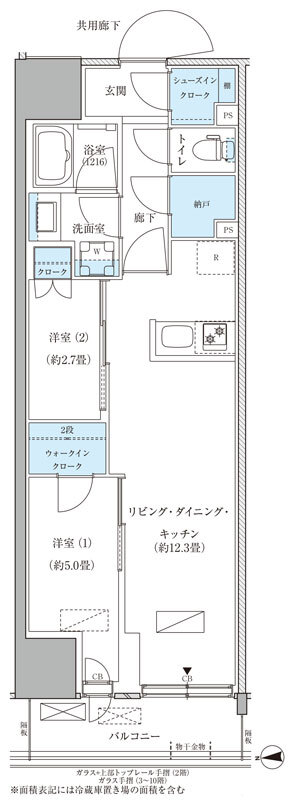 902号室 B 間取り図