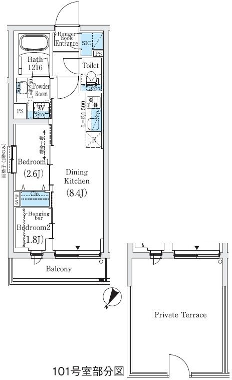 1F-01 間取り図