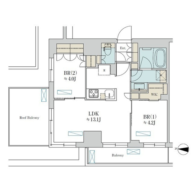 802号室 I 間取り図