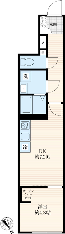 B 間取り図