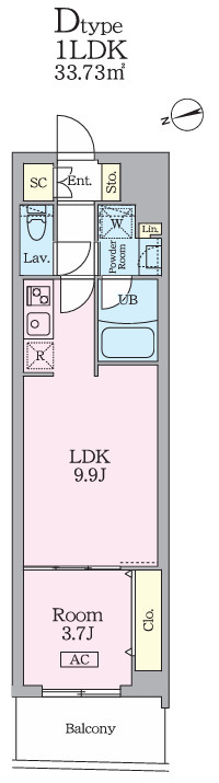 D 間取り図