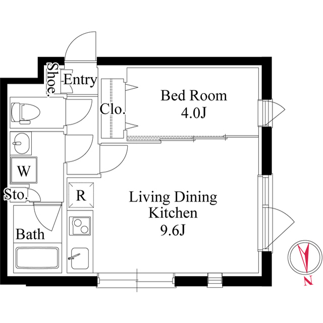 E1 間取り図