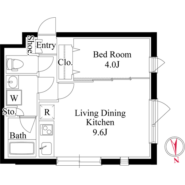 E2 間取り図