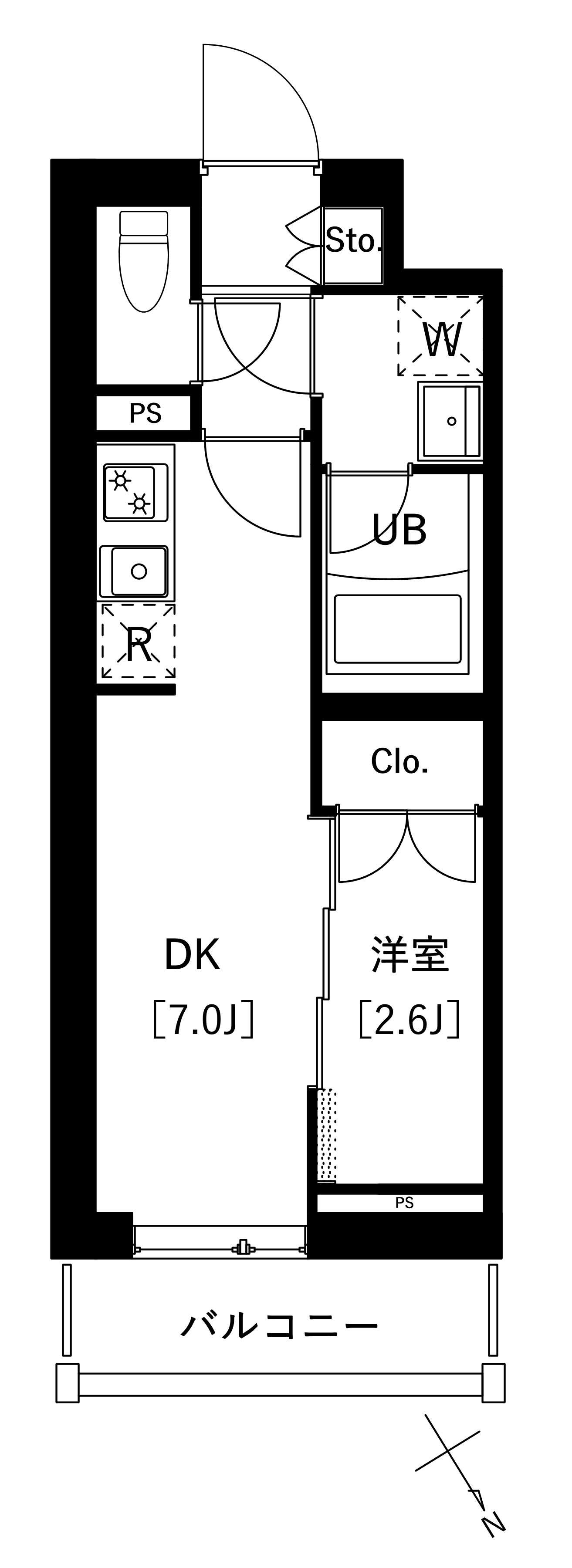 B 間取り図
