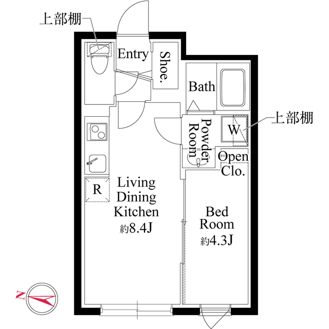 B 間取り図