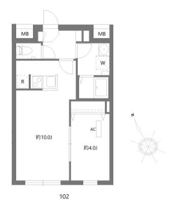 B 間取り図