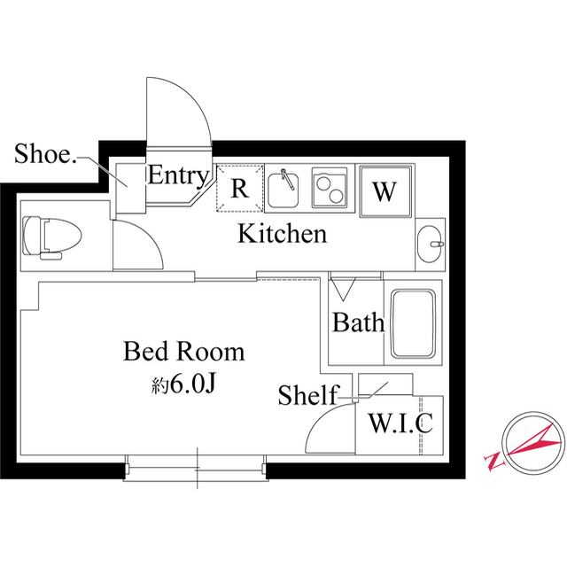 B 間取り図