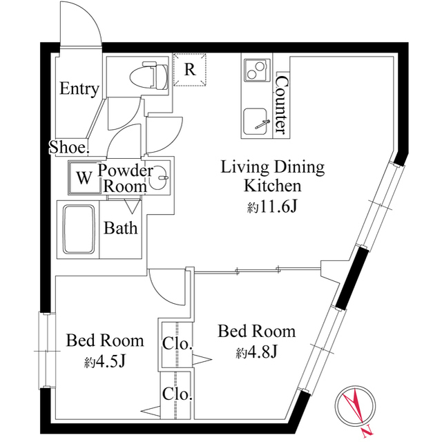 C1 間取り図
