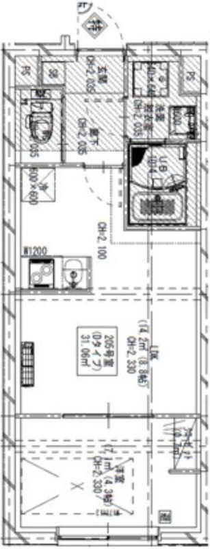 B 間取り図