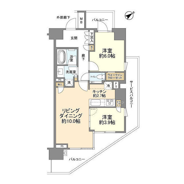 B 間取り図