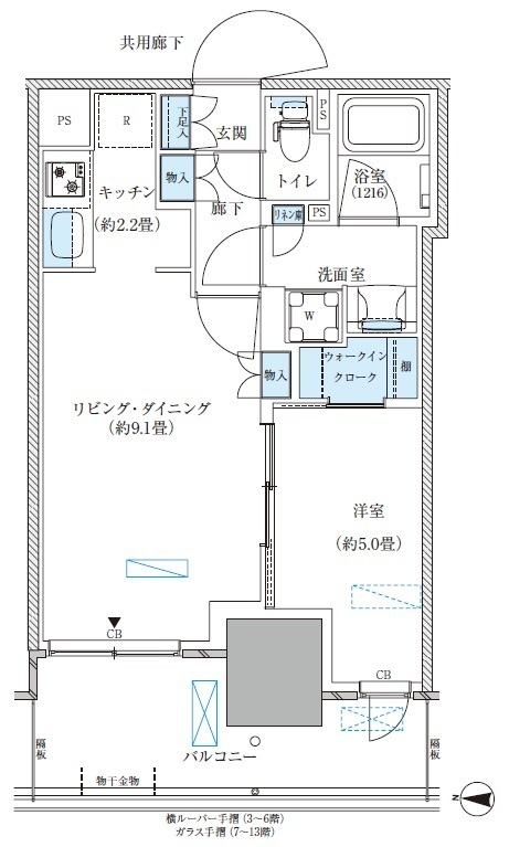 BW-B2 間取り図