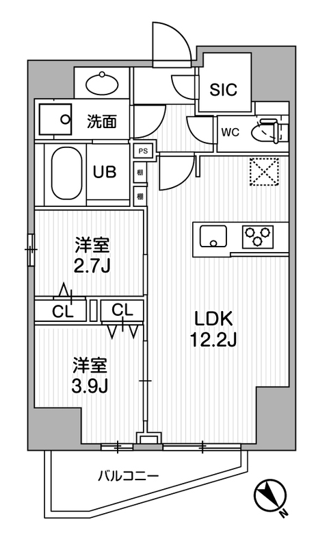 G 間取り図