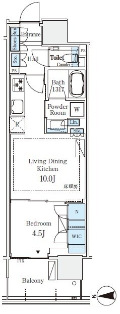 B 間取り図