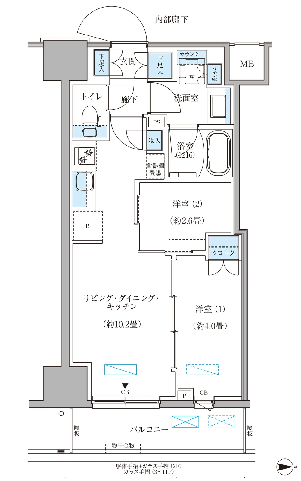 E 間取り図